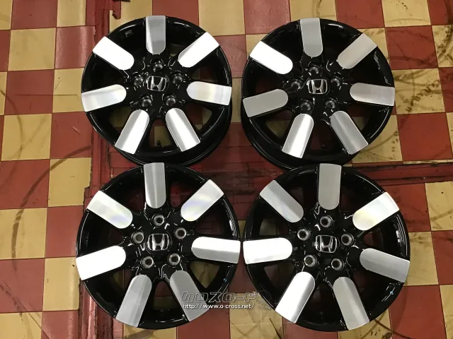 y*u様 中古フリード純正ホイール タイヤ付き4本セット ホイール・15インチ中古フリードAir純正アルミ4本set J42・4.68万円