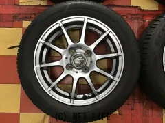 ホイール・タイヤ 14インチ中古シュナイダースタッグ4本set　中古ブリヂストンタイヤ4本×6分山