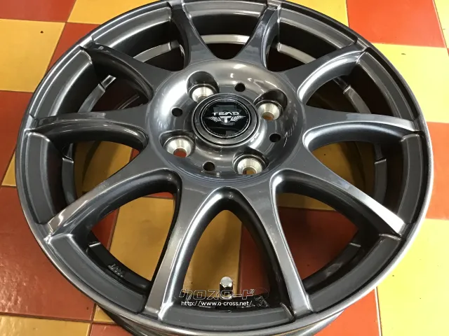 ホイール・タイヤ 14インチ新品WedsテッドHG(ガンメタ)4本set国産タイヤ