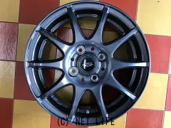 ホイール・タイヤ 14インチ新品WedsテッドHG(ガンメタ）４本set国産タイヤ