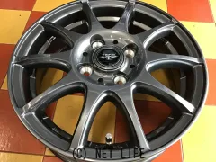 ホイール・タイヤ 14インチ新品WedsテッドHG(ガンメタ）４本set国産タイヤ