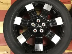 ホイール・タイヤ 18インチ中古美品デリカD:5純正アルミ4本set国産タイヤ　J48