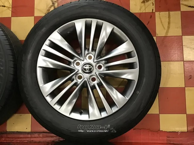 ホイール・タイヤ 18インチ【新車外し】40系アルファード純正4本set国産タイヤ J46