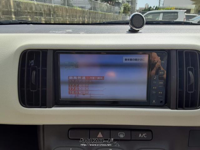 テレビ映ってます。昭和のテレビではないです。黒い線は、目で見ると見えません。 トヨタ パッソ