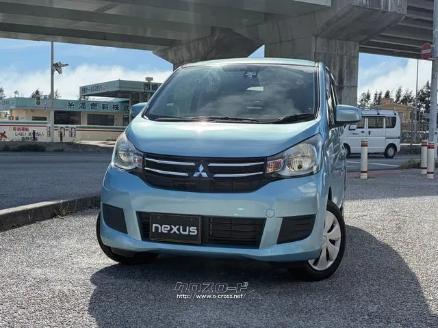 レンタアップ車徹底売り尽くしセール!ナビ・ETC・バックカメラ付で装備充実。愛車の買取査定、委託販売なども行ってます〜♪中古車買うなら西崎総合運動公園向かいのネクサスレンタカーへ。 三菱 eKワゴン