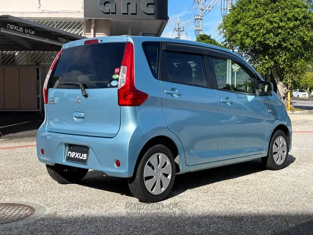 レンタアップ車徹底売り尽くしセール!ナビ・ETC・バックカメラ付で装備充実。愛車の買取査定、委託販売なども行ってます〜♪中古車買うなら西崎総合運動公園向かいのネクサスレンタカーへ。 三菱 eKワゴン