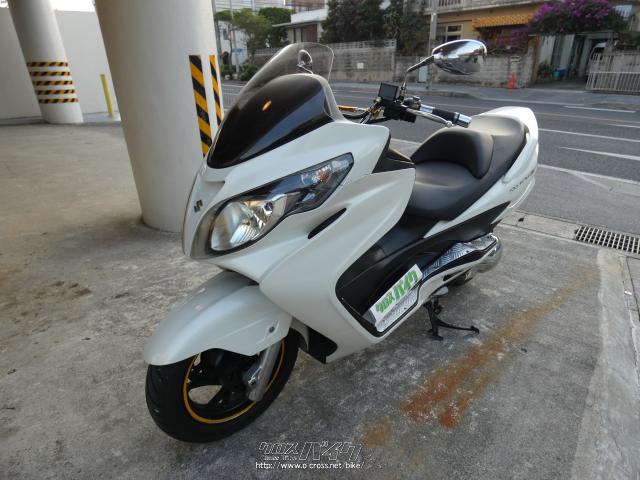 スズキ スカイウェイブ250 タイプS (BA-CJ44A)・白・250cc・バイク