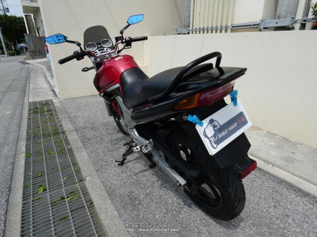 ヤマハ YBR250・赤黒・250cc・バイクショップYK・35,391km・保証無