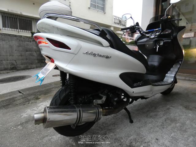 ヤマハ マジェスティ250 5連メーターSG03J最終型(黒エンジン)・白