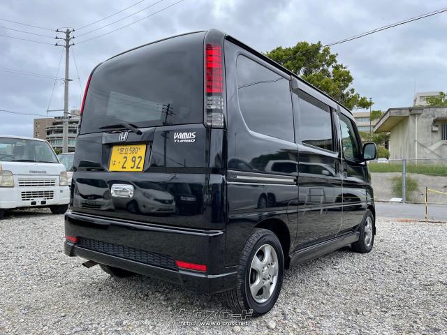 ホンダ バモス ターボ☆本土仕入れ車両☆・2009(H21)年式・黒・660cc