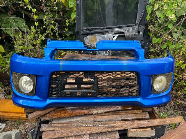 プレオRSフロントバンパー純正ハーフスポイラー 引取限定 プレオ ra rs