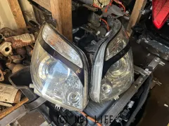 外装・エアロ MK21　パレット　ヘッドライト左右セット！アイライン付き！