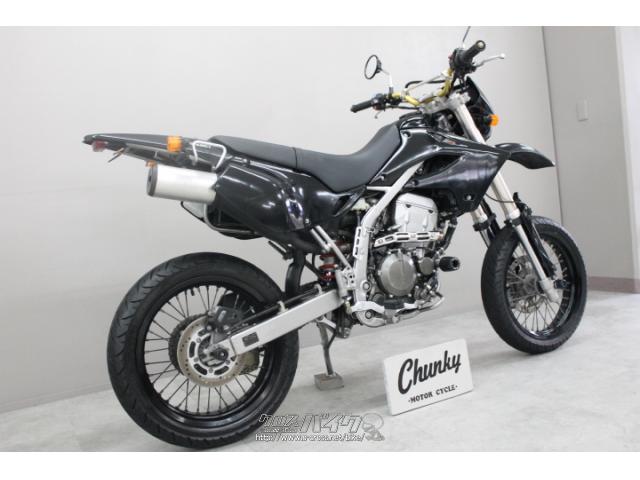 Dトラッカー250 カワサキ D-トラッカー 250・2004(H16)初度登録(届出)年・ブラック