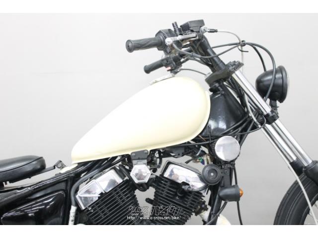 YAMAHA！ビラーゴ250 3DM オールペイント　パールホワイト ヤマハ ビラーゴ250・クリーム・250cc・Chunky・減算車(メーター交換の