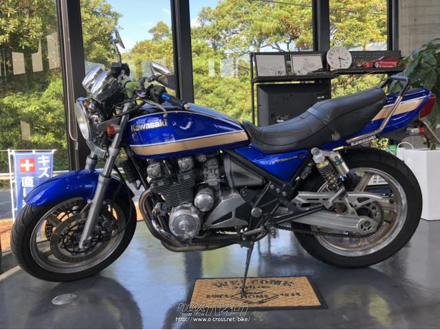 カワサキ ゼファー 400・1993(H5)初度登録(届出)年・青玉虫カラー