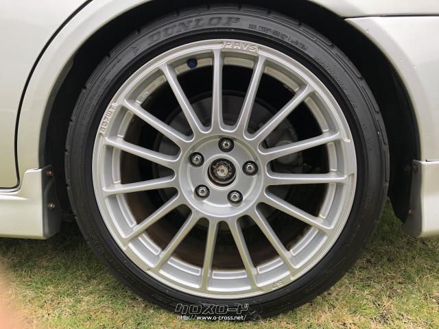 RAYS(57MOTERSPORT GO7WT)18インチアルミ。DUNLOP新品タイヤ付き トヨタ アルテッツァ