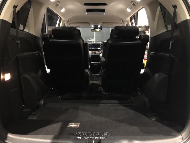 3列目を格納するとフラットスペースが。大人用26インチの自転車が余裕で乗ります。 ホンダ オデッセイ