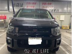 三菱 デリカD：5 4インチリフトアップ公認 社外インナーブラック