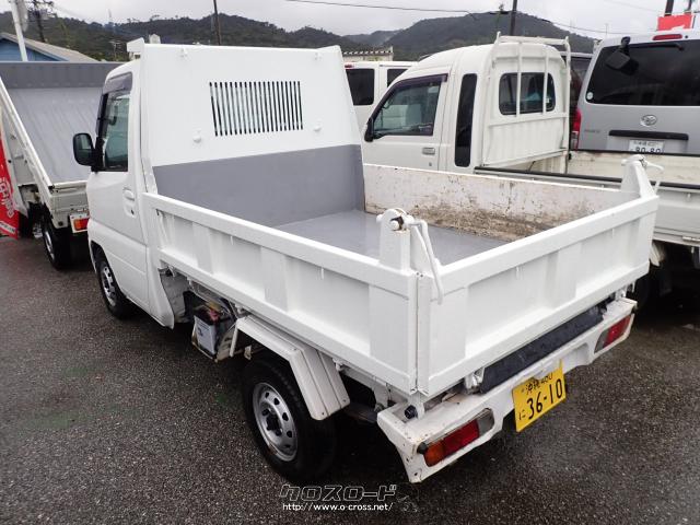 三菱 ミニキャブトラック PTOダンプ 4WD・2004(H16)年式・白・660cc