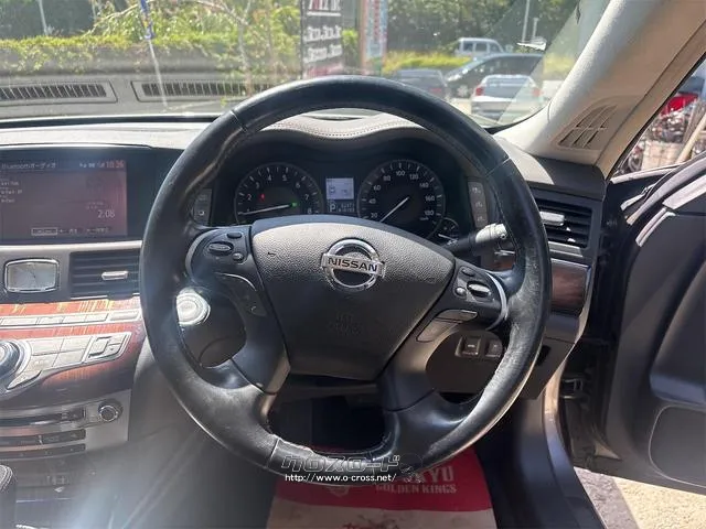 『TOTAL CAR SHOP FEEL』は、良質な買取車が続々入荷中!掲載以外にもありますので、ぜひ一度覗いてみて下さい!☆詳細は『FEEL』の元気なスタッフまで→0078-6042-5806☆ 日産 フーガハイブリッド