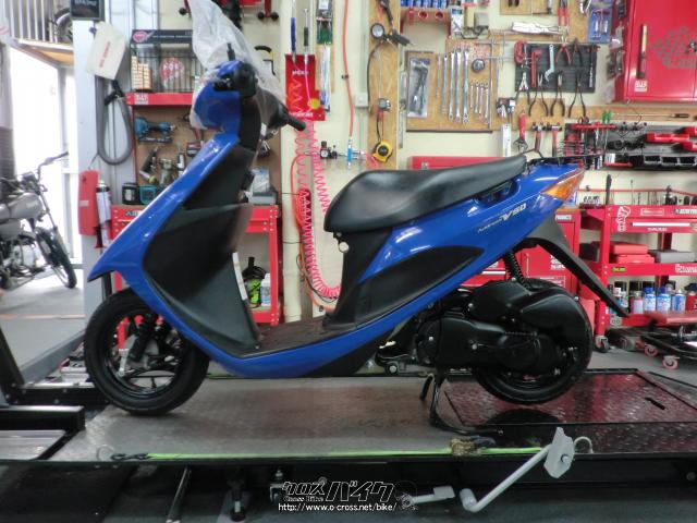 スズキ アドレスV50・ブルー・50cc・M.Eガレージ・1,272km・保証付・1
