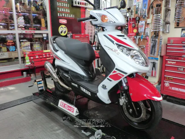 ヤマハ シグナス X SR 125・ホワイト・125cc・M.Eガレージ・32,851km