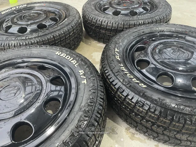 ホイール・タイヤ 14インチ★スペーシアギア純正アルミ☆マッドスター新品タイヤ付き★