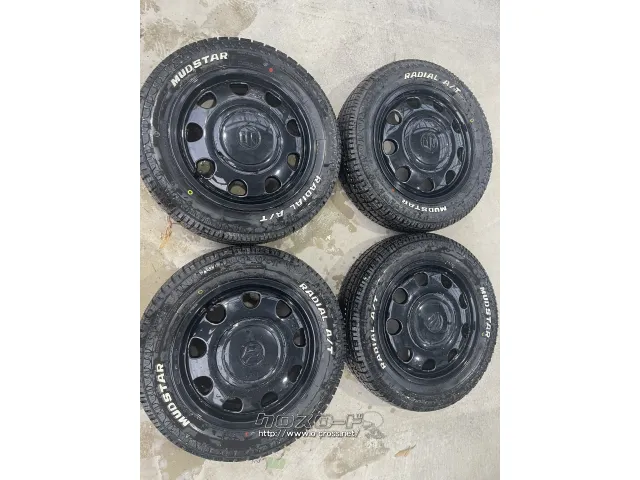 ホイール・タイヤ 14インチ★スペーシアギア純正アルミ☆マッドスター新品タイヤ付き★