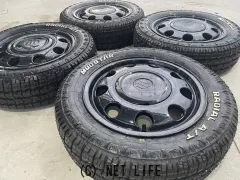 ホイール・タイヤ 14インチ★スペーシアギア純正アルミ☆マッドスター新品タイヤ付き★