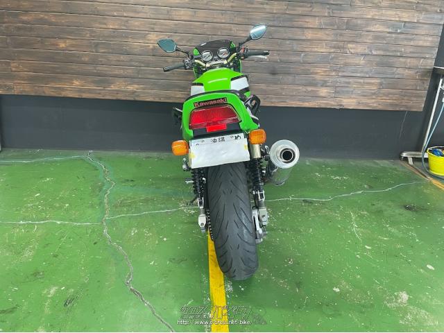 REXXAM　POWER　REX　１１０　２６センチ　青/黄緑　美品 カワサキ ZRX 1200 R・2006(H18)初度登録(届出)年・グリーン