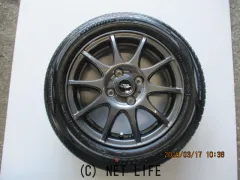 ホイール・タイヤ 14インチ(ガンメタスポーク・4本・特価）