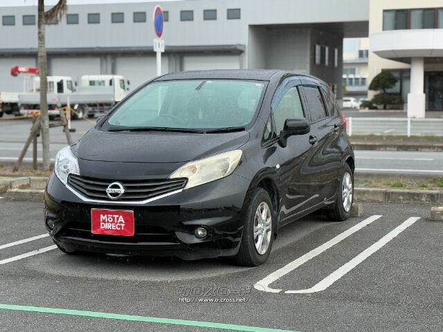日産 ノート 1.2 X・2014(H26)年式・スーパーブラック・1200cc・MOTA 