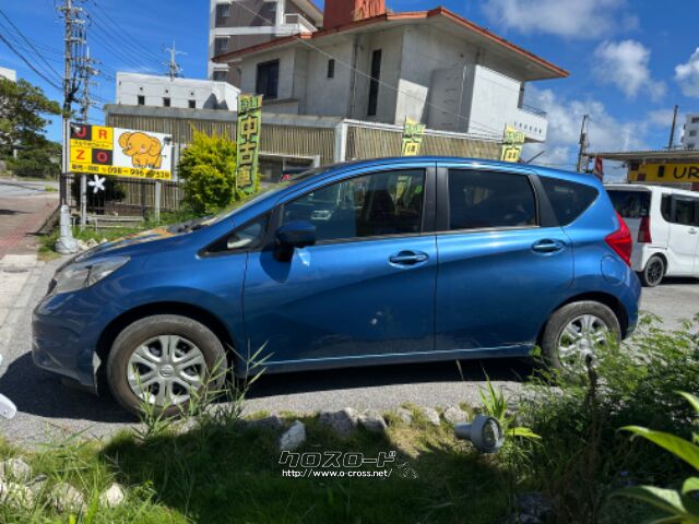 日産 ノート 1.2 X・2016(H28)年式・ソニックブルーチタンパール