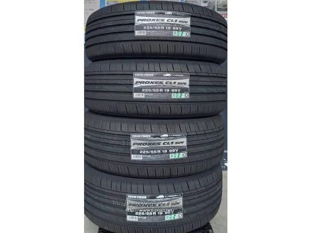 タイヤ・19インチ 225/55R19 ﾄｰﾖｰﾌﾟﾛｸｾｽ 新品4本セット交換工賃込み