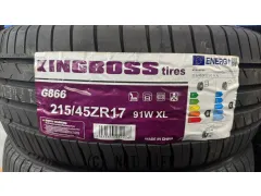 タイヤ 17インチ キングボス 215/45R17 G866 1本交換工賃込み!
