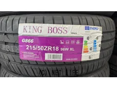 タイヤ 18インチ キングボス 215/50R18 G866 1本交換工賃込み