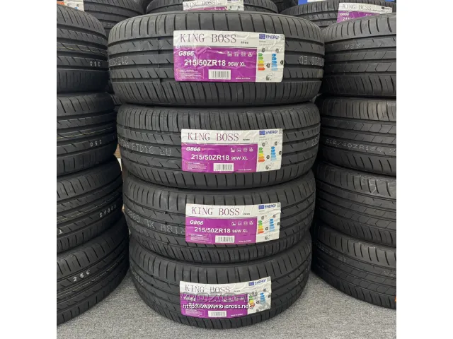 タイヤ 18インチ キングボス 215/50R18 G866 4本交換工賃込み