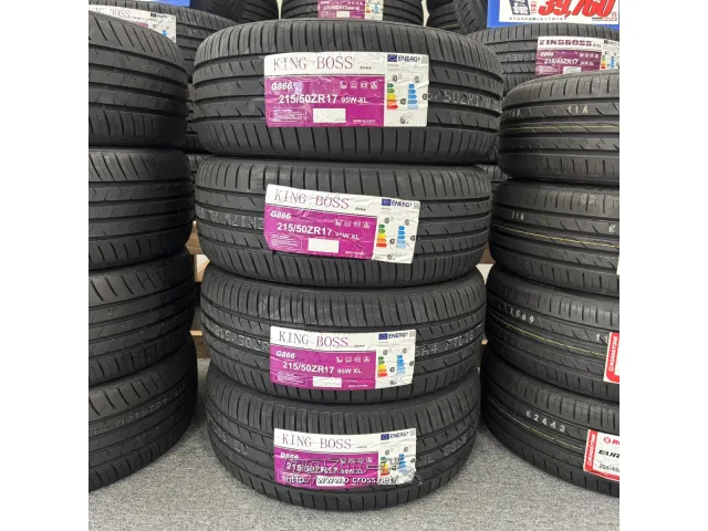 タイヤ 17インチ キングボス 215/50R17 G866 4本交換工賃込み!