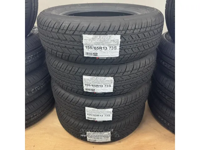 タイヤ 13インチ ヨコハマ 155/65R13 S306 4本交換