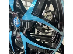 ホイール・タイヤ 17インチ クリフクライム TC-05 青 新品ホイールセット