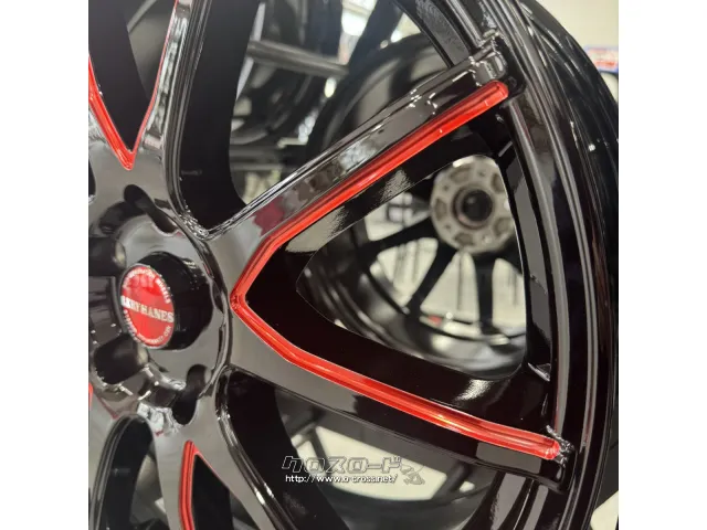 ラグジーヘインズ 18インチ ホイール・タイヤ・18インチ ラグジーヘインズ LH015 BK/RED 新品