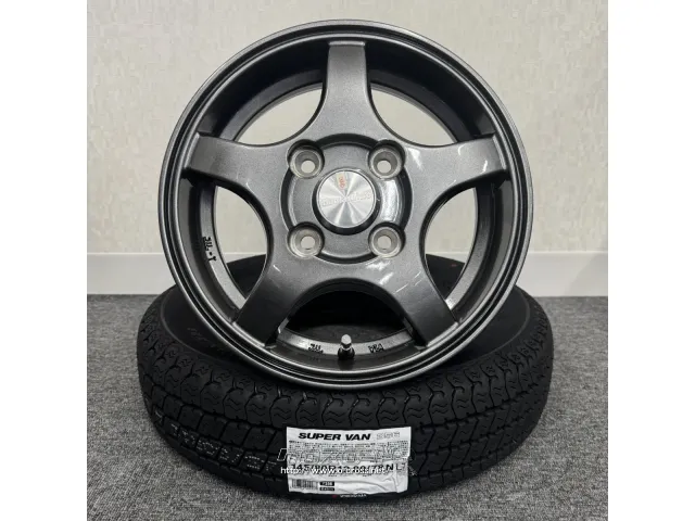 ホイール・タイヤ・12ｲﾝﾁ HS-09 K370 新品ﾀｲﾔﾎｲｰﾙｾｯﾄ・5.2万円