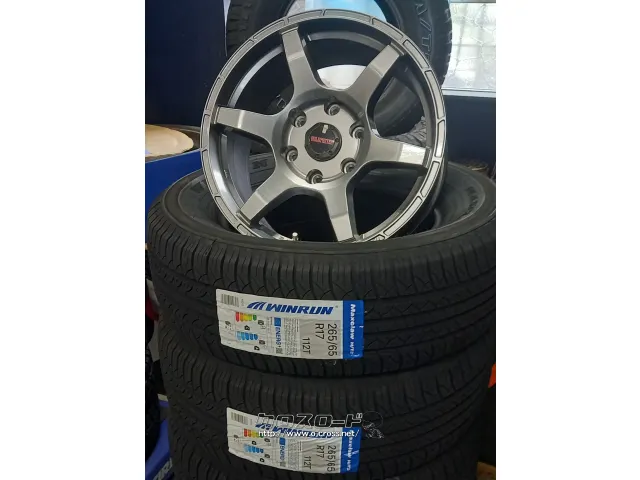 ホイール・タイヤ・17ｲﾝﾁ ｼﾞｬｽﾃｨｽ×WR 新品ﾎｲｰﾙﾀｲﾔｾｯﾄ・ASK・トレッド 