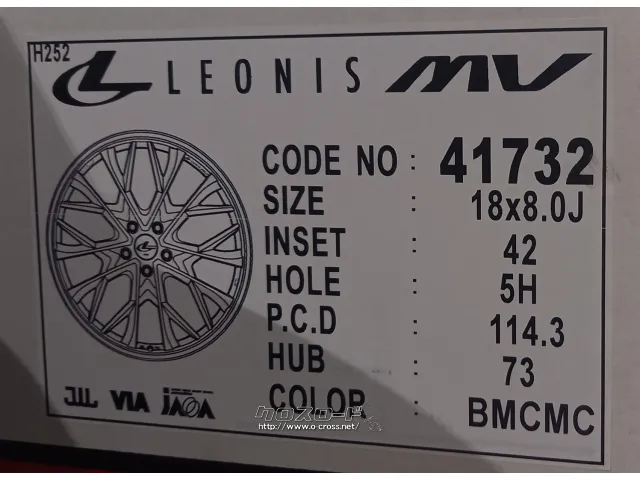 ホイール 18インチ レオニスMV 新品ホイール4本セット