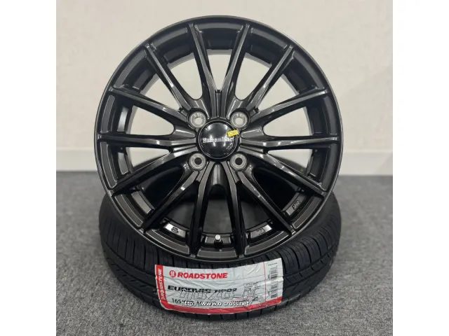 ホイールリペア済み タイヤ新品 ホイール・タイヤ・15ｲﾝﾁ HR-X×RS 新品ﾀｲﾔﾎｲｰﾙｾｯﾄ・6.98万円・トレッド