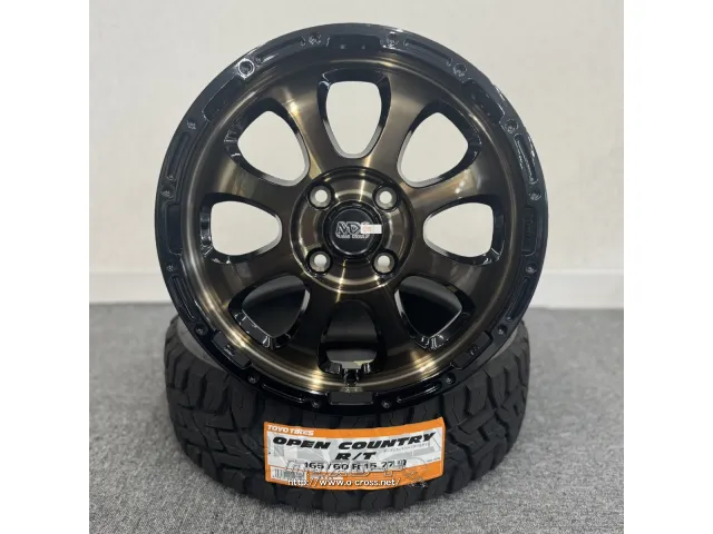 ホイール・タイヤ・15ｲﾝﾁ ﾏｯﾄﾞｸﾛｽ ｸﾞﾚｲｽ RT 新品ﾀｲﾔﾎｲｰﾙｾｯﾄ・14.5万円