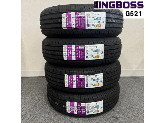 車のパーツ 195/65R15 タイヤ・KB 195/65R15 G521 4本交換工賃込 15ｲﾝﾁ・3.4万円・トレッド
