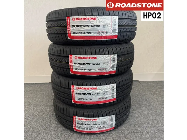 タイヤ・RS 165/55R14 HP02 4本交換工賃込 14ｲﾝﾁ・3.4万円・トレッド 