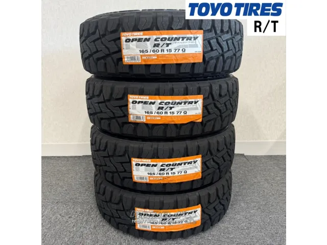 タイヤ・TY 165/60R15 R/T 4本交換 15ｲﾝﾁ・7.828万円・トレッド沖縄