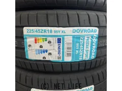 タイヤ DO 225/45R18 ﾌﾟﾛｻﾞｯｸSP 4本交換 18ｲﾝﾁ
